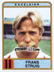 Sticker Frans Struis - Voetbal 1983-1984 - Panini
