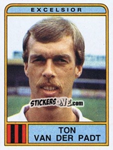 Sticker Ton van der Padt - Voetbal 1983-1984 n. 86 - Panini