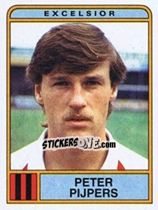 Sticker Peter Pijpers - Voetbal 1983-1984 - Panini