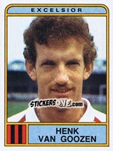 Cromo Henk van Goozen - Voetbal 1983-1984 - Panini