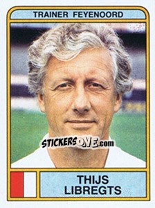 Sticker Thijs Libregts - Voetbal 1983-1984 - Panini