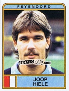Sticker Joop Hiele - Voetbal 1983-1984 - Panini