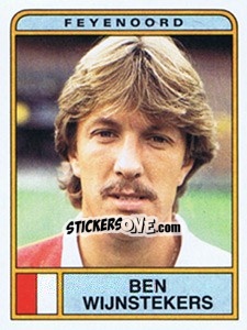 Sticker Ben Wijnstekens - Voetbal 1983-1984 n. 96 - Panini
