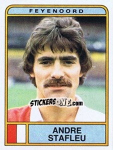 Sticker Andre Stafleu - Voetbal 1983-1984 - Panini
