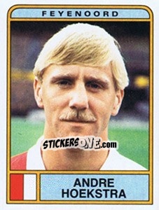 Sticker Andre Hoekstra - Voetbal 1983-1984 - Panini