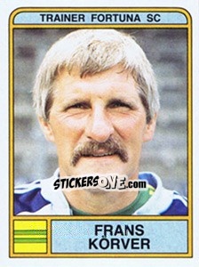Figurina Frans Korver - Voetbal 1983-1984 - Panini