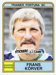 Sticker Frans Korver - Voetbal 1983-1984 n. 109 - Panini