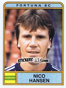 Sticker Nico Hanssen - Voetbal 1983-1984 n. 110 - Panini