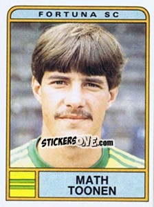 Sticker Math Toonen - Voetbal 1983-1984 - Panini