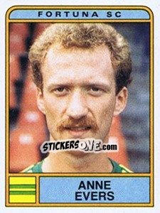 Sticker Anne Evers - Voetbal 1983-1984 - Panini