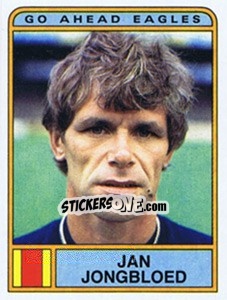 Sticker Jan Jongbloed - Voetbal 1983-1984 n. 127 - Panini