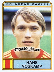 Sticker Hans Voskamp - Voetbal 1983-1984 n. 128 - Panini