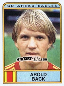 Figurina Arold Back - Voetbal 1983-1984 - Panini