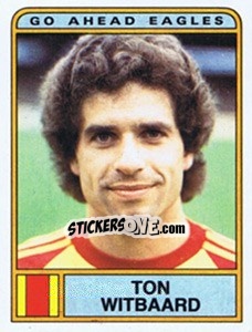 Figurina Ton Witbaard - Voetbal 1983-1984 n. 130 - Panini