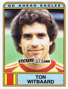 Figurina Ton Witbaard - Voetbal 1983-1984 - Panini