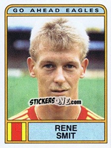 Sticker Rene Smit - Voetbal 1983-1984 - Panini