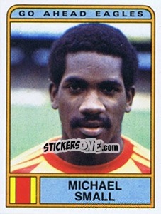 Sticker Michael Small - Voetbal 1983-1984 - Panini
