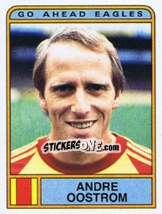 Cromo Andre Oostrom - Voetbal 1983-1984 - Panini