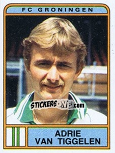 Sticker Adrie van Tiggelen - Voetbal 1983-1984 - Panini