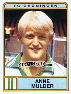 Sticker Anne Mulder - Voetbal 1983-1984 - Panini