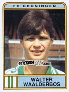 Sticker Walter Waalderbos - Voetbal 1983-1984 - Panini