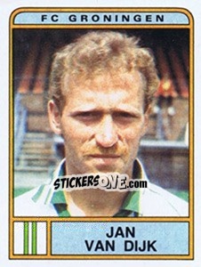 Sticker Jan van Dijk - Voetbal 1983-1984 - Panini