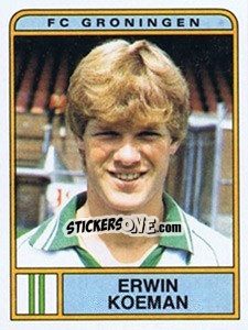 Sticker Erwin Koeman - Voetbal 1983-1984 - Panini