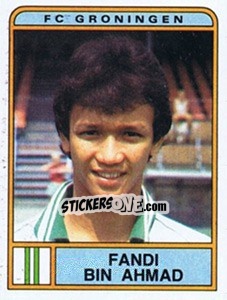 Sticker Fandi Bin Ahmad - Voetbal 1983-1984 - Panini