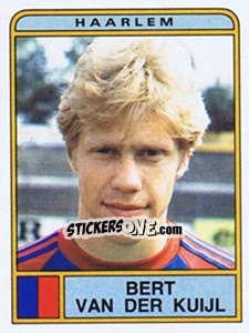 Figurina Bert van der Kuijl - Voetbal 1983-1984 - Panini