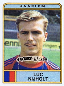 Sticker Luc Nijholt - Voetbal 1983-1984 - Panini