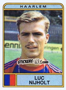 Figurina Luc Nijholt - Voetbal 1983-1984 - Panini