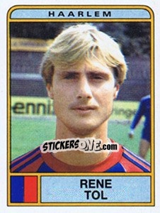 Cromo Rene Tol - Voetbal 1983-1984 - Panini