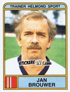 Sticker Jan Brouwer - Voetbal 1983-1984 n. 177 - Panini