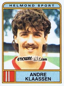 Sticker Andre Klaassen - Voetbal 1983-1984 - Panini