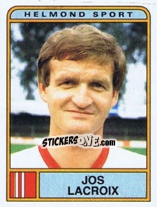 Sticker Jos Lacroix - Voetbal 1983-1984 n. 182 - Panini