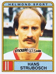 Figurina Hans Strijbosch - Voetbal 1983-1984 - Panini