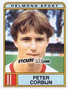 Sticker Peter Corbijn - Voetbal 1983-1984 - Panini