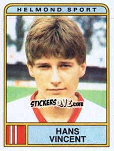 Sticker Hans Vincent - Voetbal 1983-1984 n. 185 - Panini