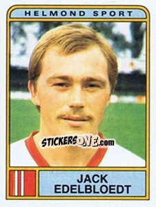 Sticker Jack Edelbloedt - Voetbal 1983-1984 - Panini