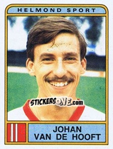 Figurina Johan van de Hooft - Voetbal 1983-1984 - Panini