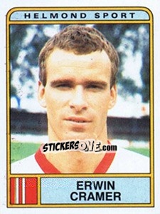 Sticker Erwin Cramer - Voetbal 1983-1984 - Panini