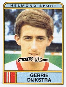 Figurina Gerrie Dijkstra - Voetbal 1983-1984 n. 191 - Panini