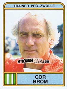 Sticker Cor Brom - Voetbal 1983-1984 - Panini