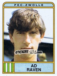 Sticker Ad Raven - Voetbal 1983-1984 n. 195 - Panini