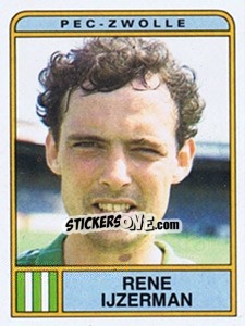 Sticker Rene Ijzerman - Voetbal 1983-1984 n. 200 - Panini
