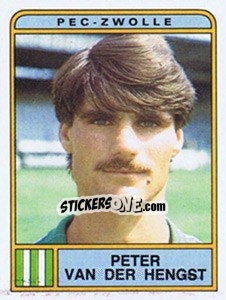 Sticker Peter van der Hengst - Voetbal 1983-1984 n. 201 - Panini