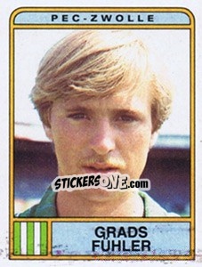 Sticker Grads Fuhler - Voetbal 1983-1984 - Panini