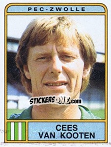 Sticker Cees van Kooten - Voetbal 1983-1984 - Panini