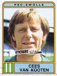 Sticker Cees van Kooten - Voetbal 1983-1984 n. 205 - Panini