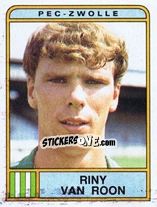 Sticker Riny van Roon - Voetbal 1983-1984 - Panini